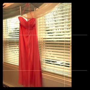 Bill Levkoff pink formal dress